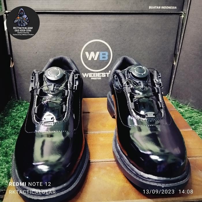 SEPATU PDH TALIPUTAR WEBEST PT WEBA | BAHAN KULIT ASLI Shoes Pria Polri TNI KEMHAN PNS