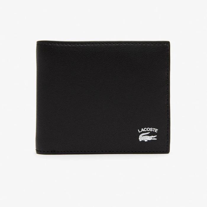 LACOSTE Men’s Contrast Print Wallet (Original) Dompet Pria - Black