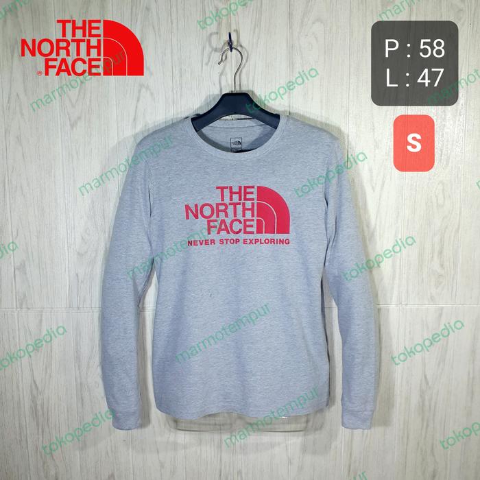 Kaos THE NORTH FACE Long Sleeve Sweatshirt Second Original