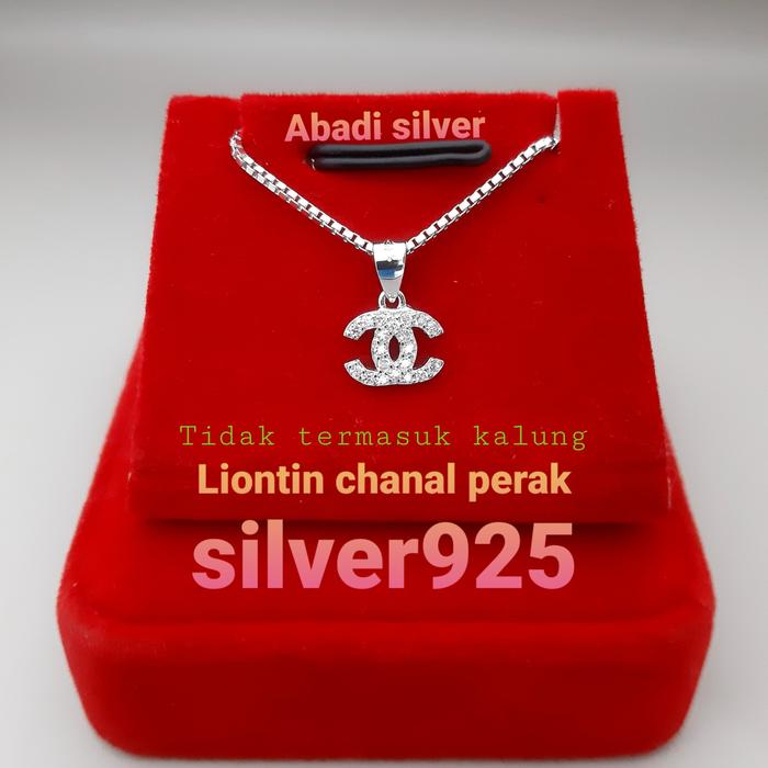 Liontin perak silver 925.liontin chanel