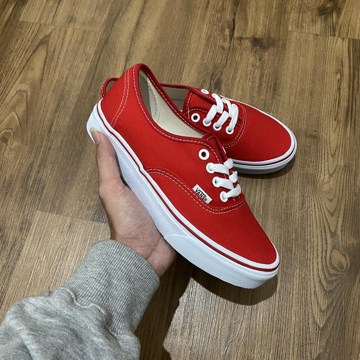 VANS AUTHENTIC CLASSIC RED/WHT BNIB | VANS AUTHENTIC | VANS | VANS ORI