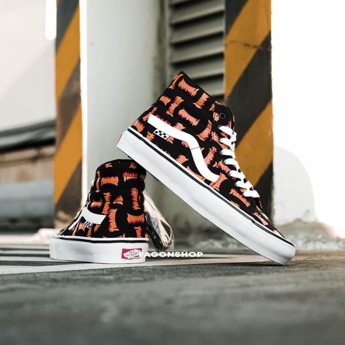 VANS SK8-HI SKATE PRO THRASER BLACK MULTI ORIGINAL 100% - BNIB