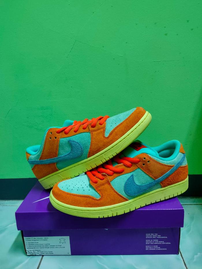 SB Dunk Low Noise Aqua Authentic 100% - 46