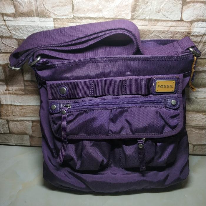 Tas fossil selempang nylon preloved