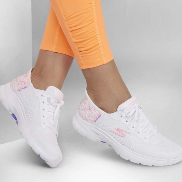 Sale!! Sneakers Wanita Original BNIB Skechers Gowalk 6 - Vivid Idea
