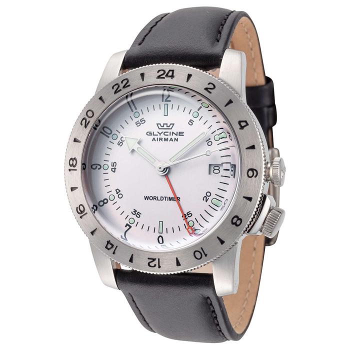 GLYCINE Airman Worldtimer GMT Original Brand New
