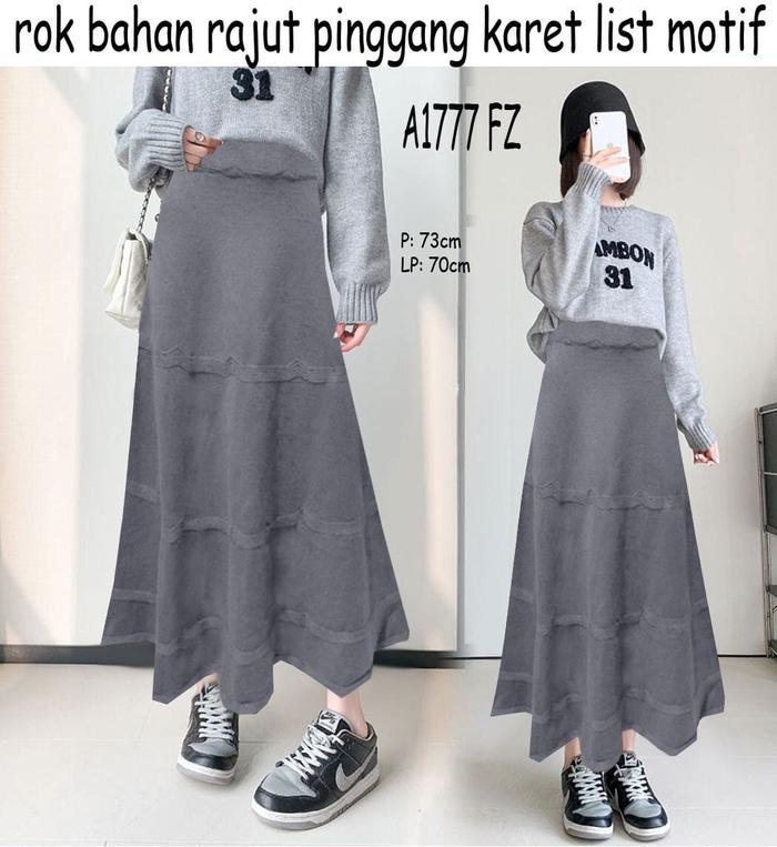 rok rajut import / rok import / rajut import / rok panjang import