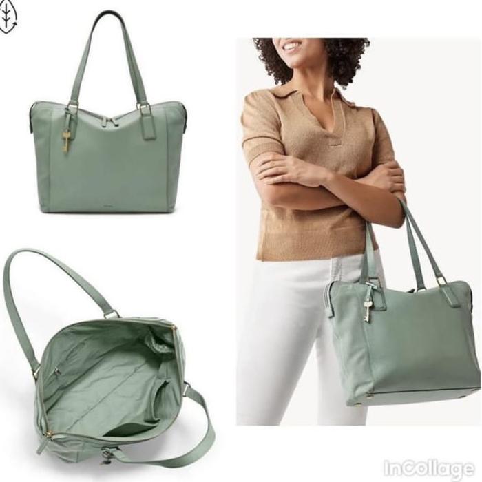 Fossil Jacqueline tote sage