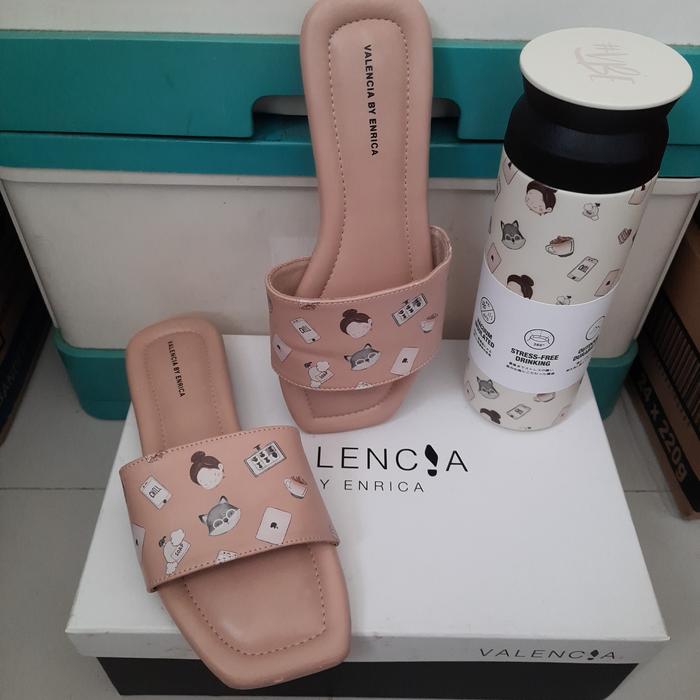 Valencia By Enrica Sandal Tumbler500ml Baju Masker Ori NoSecond