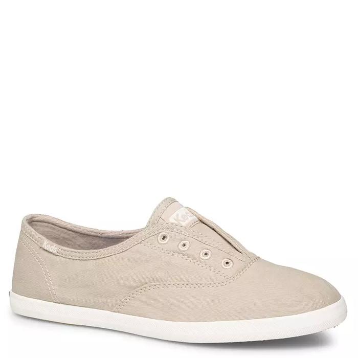 KEDS - SEPATU SLIP ON WANITA ORIGINAL - Chillax Twill TAUPE