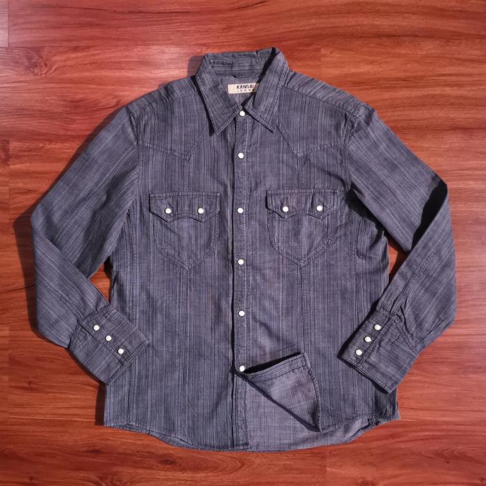 Kansai Jeans Western Shirt Original Made in Japan