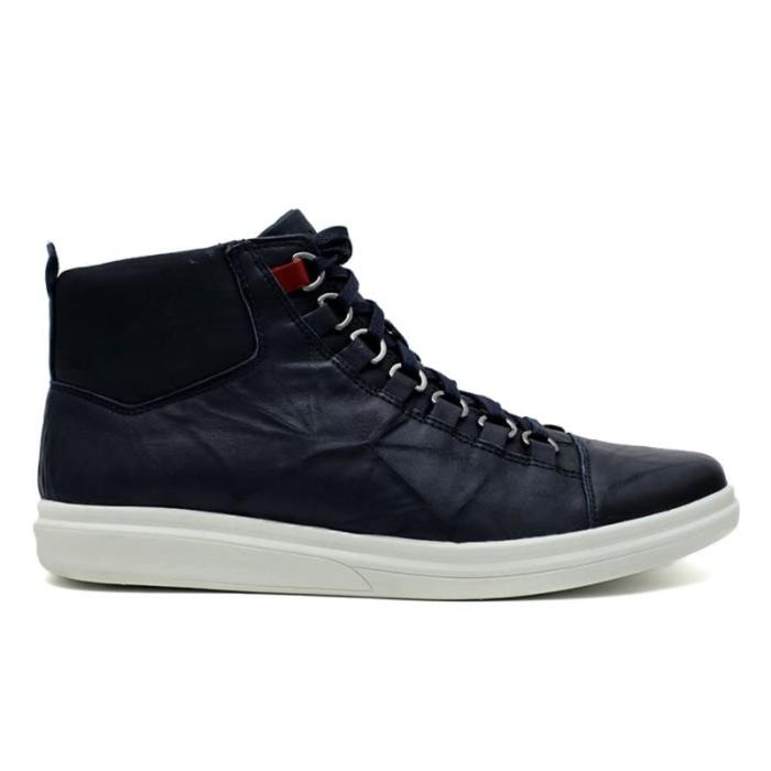 GINO MARIANI GREGORY 1 Exclusive Cow Leather CASUAL Men's Shoes Navy