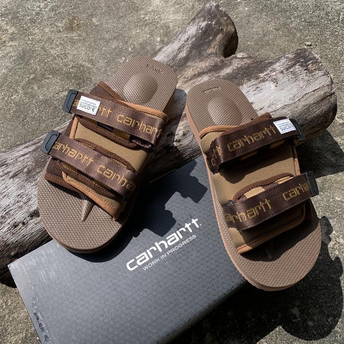 Suicoke x Carhartt WIP MOTO-CabCHT Sandals Brown