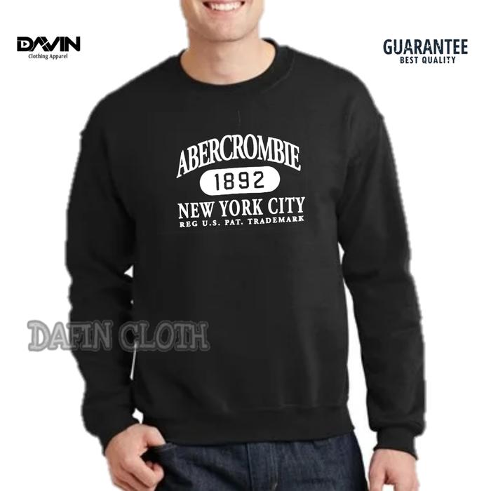 Sweater Cardigan Pria Abercrombie New York City