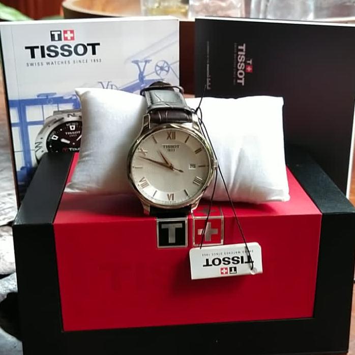 Jam Tangan Tissot Tradition Brown - T0636101603800