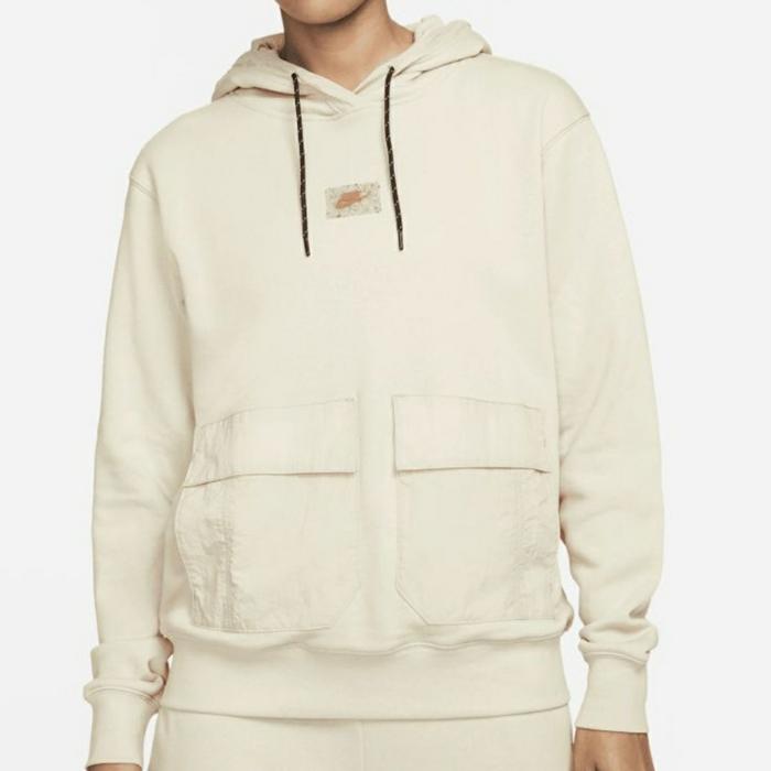 jaket hoodie wanita nike utility fleece hoodie DX2324 206 original