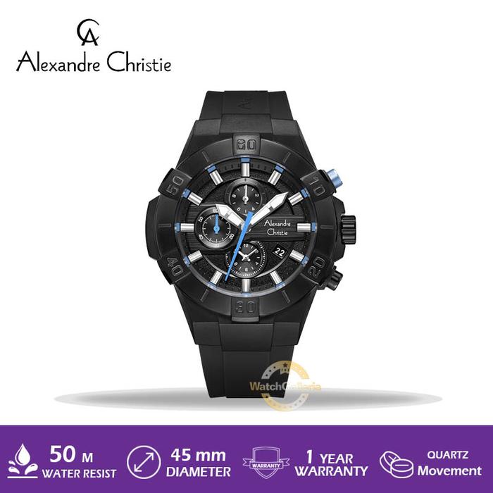 Jam Tangan Pria Alexandre Christie AC 6649 MC RIPBALB Original