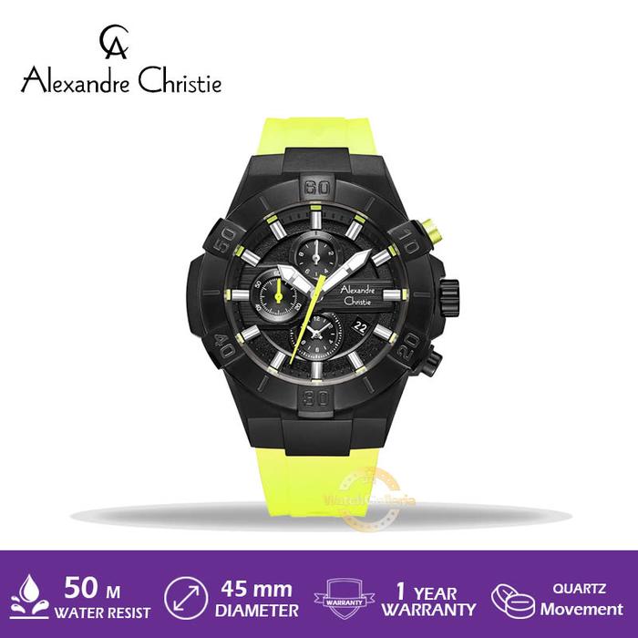 Jam Tangan Pria Alexandre Christie AC 6649 MC RIPBALE Original Murah