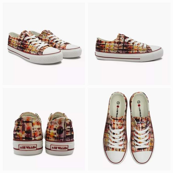 SALEEE 100% Original Airwalk Reyna White Women's Sneakers Shoes