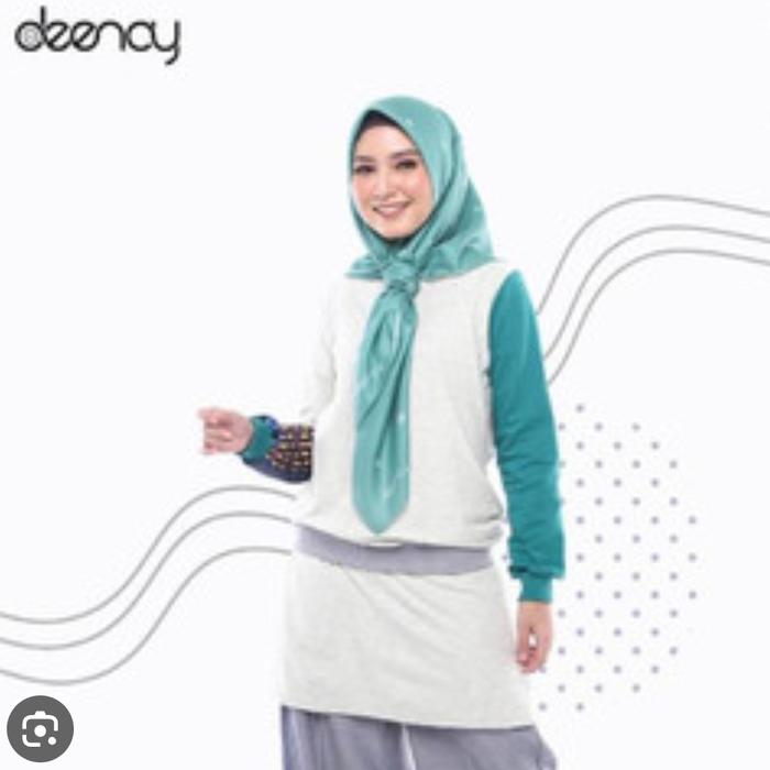 Deenay Tunik Sweatshirt Shasi sz S dan M by Deenay Muslim Wanita Panjang Atasan Shakila Gamis Remaja