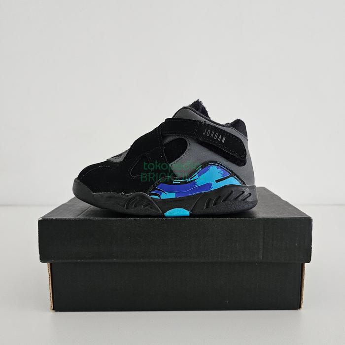Nike Air Jordan 8 Retro Aqua Blue Toddler Anak 7C