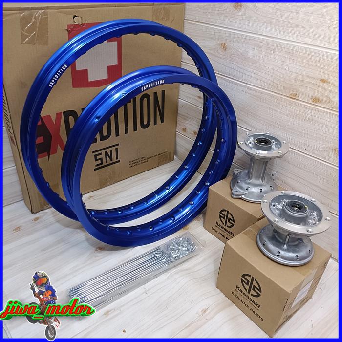 paket velg EXPEDITION Ring 18 21 dan 16 19 KLX DTRACKER tromol ORI