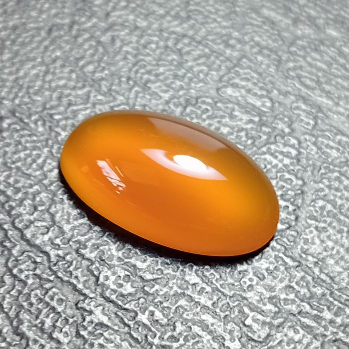Batu Raflesia Ada Luster Cat's Eye - Solid Orange. Bukan bacan totol