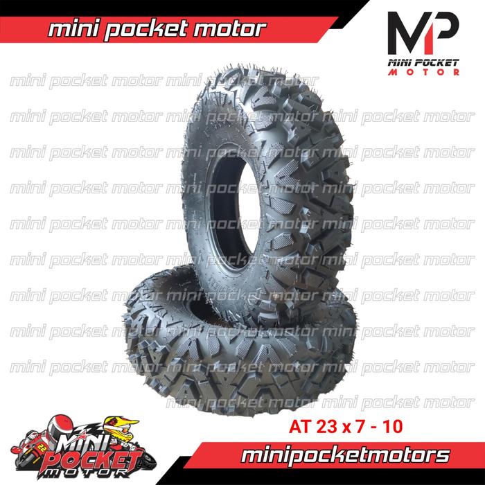 Ban DEPAN ATV Offroad Ring 10 Ukuran 23x7-10 Ban Tubeless ATV R10