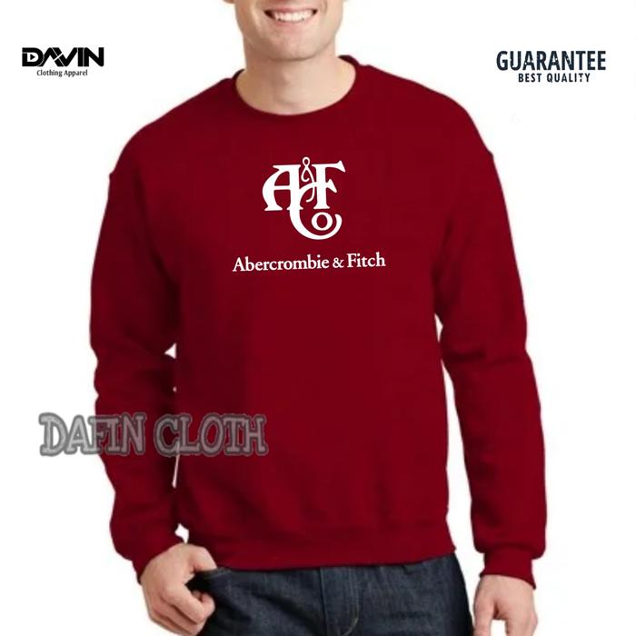 Sweater Cardigan Pria Abercrombie & Fitch New York City