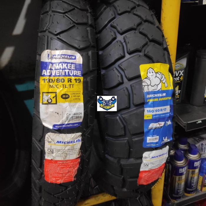 Ban michelin anakee 110/80-19 160/60-17