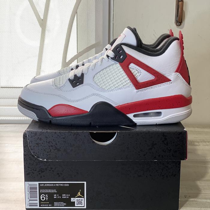 Air Jordan 4 Red Cement GS