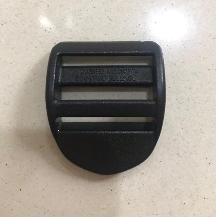 DURAFLEX CURVED TENSION LOCK 25MM BLACK BUCKLE