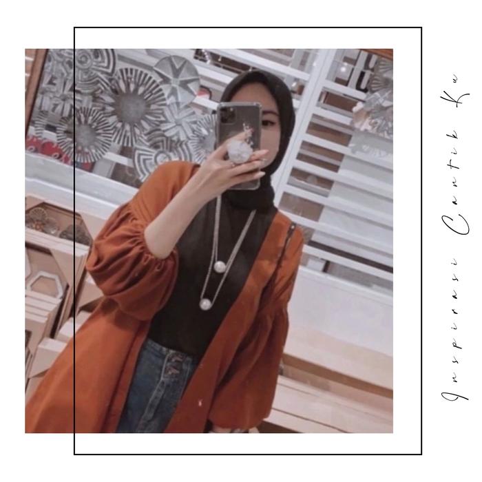 Kalung Panjang Double Layer Mutiara Besar Susun Kalung Hijab Rantai
