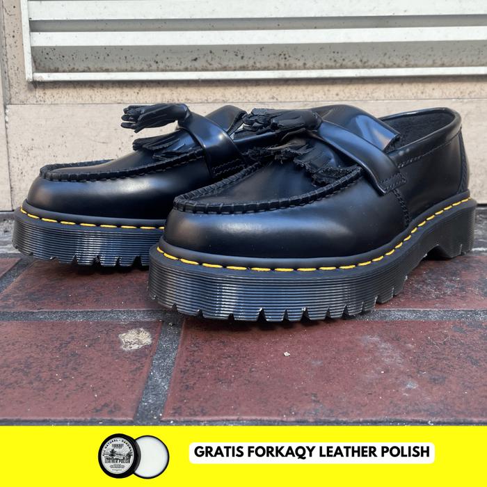 Sepatu Dr. Martens Adrian Tassel BEX Yellow Stitch