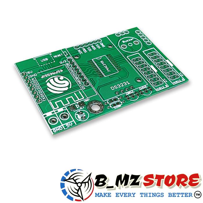 PCB Jam Digital JWS ESP8266 ESP-12 Pengganti Wemos D1 Mini - Nodemcu