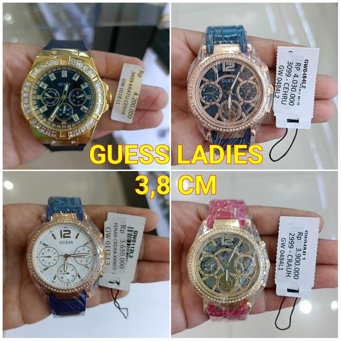 JAM TANGAN WANITA GUESS GUESS LADIES ORIGINAL /JAM TANGAN GUESS RUBBER
