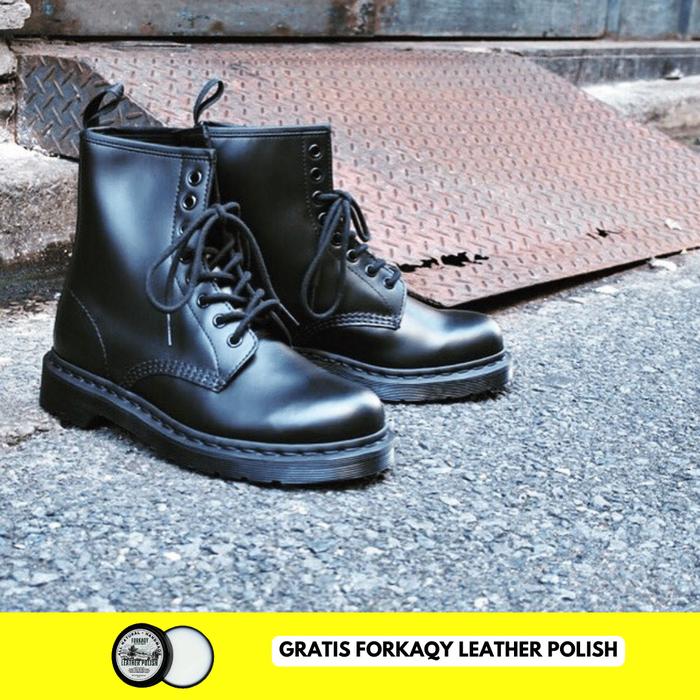 Sepatu Dr. Martens 1460 Mono Black