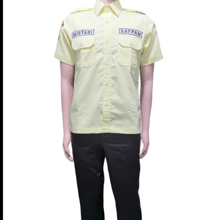 seragam PDH Satpam terbaru (atribut timbul )