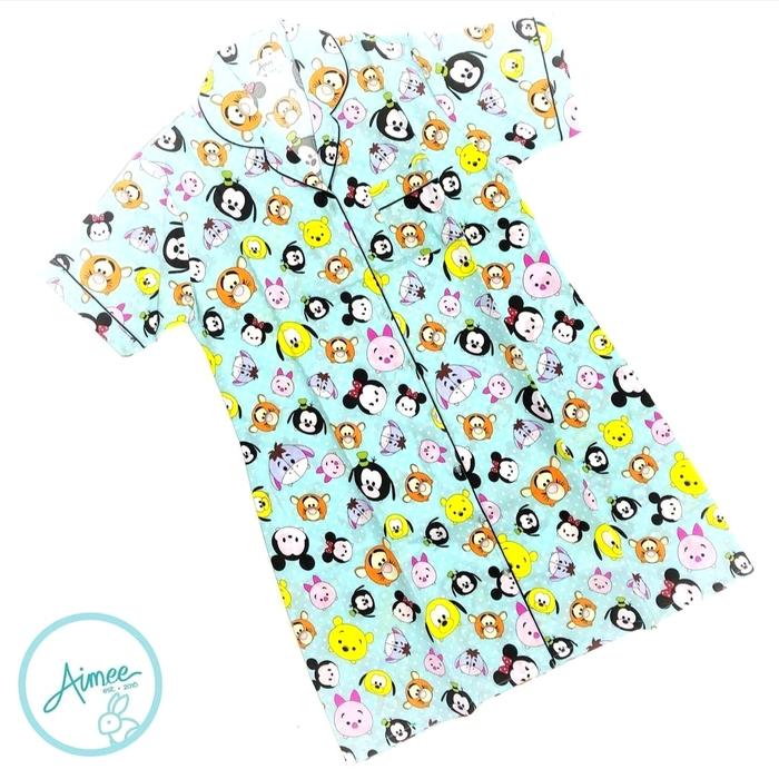 Baju tidur wanita/daster / piyama tsum tsum  merk aimee