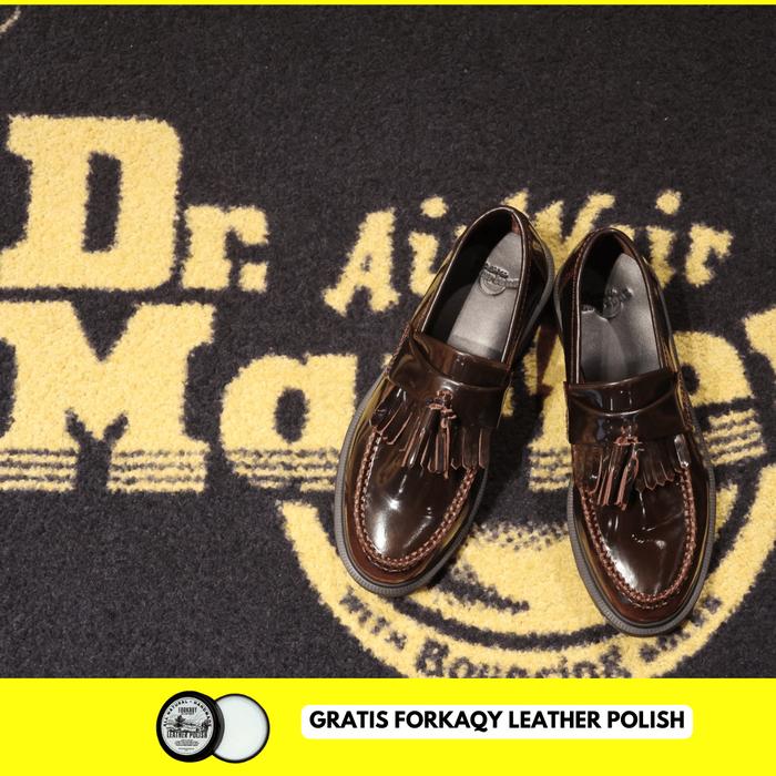 Sepatu Dr. Martens Adrian Tassel Cherry Red Arcadia