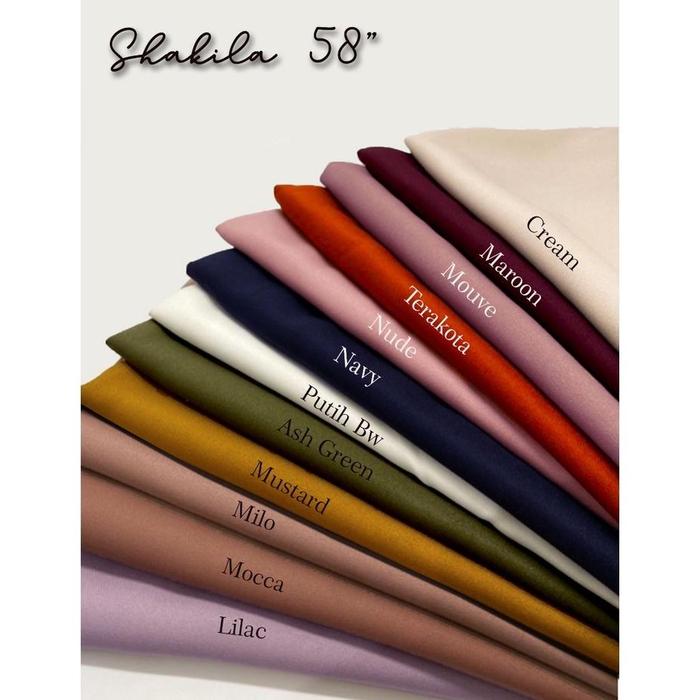 kain Shakila Shakila sakila sakilla premium Lebar 150 Cm