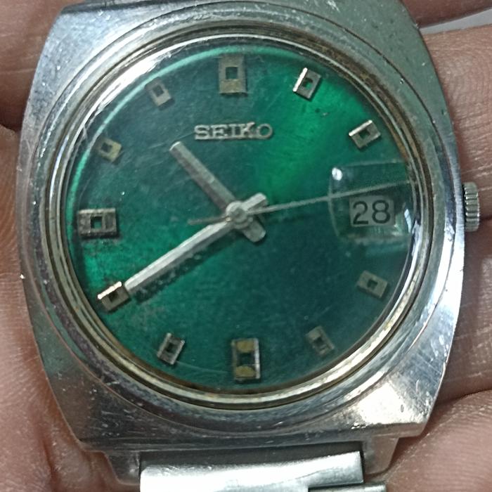 Jam pria Automatic NET85536 Seiko Green Dial Vintage