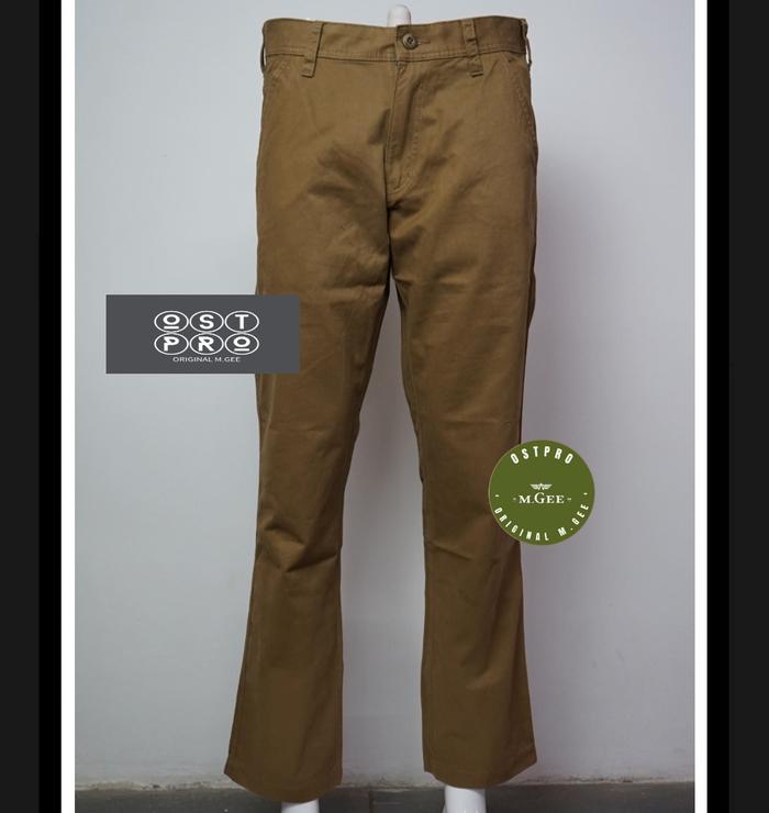 Celana MGEE Original - Celana Panjang Chinos MGEE Forza 046 Brown