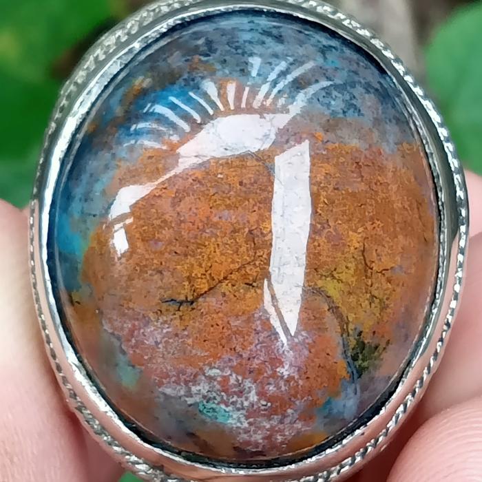 Natural Bacan Doko Kembang - Elektrik ( Batu Akik asli Ternate )