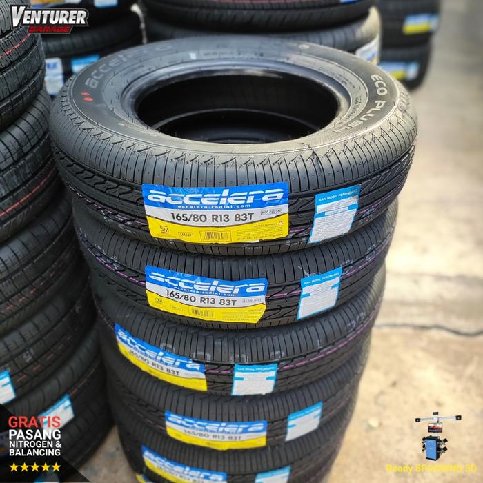 BAN MOBIL 165/80 R13 165/80/13 165 80 RING 13 ACCELERA TOKO SURABAYA