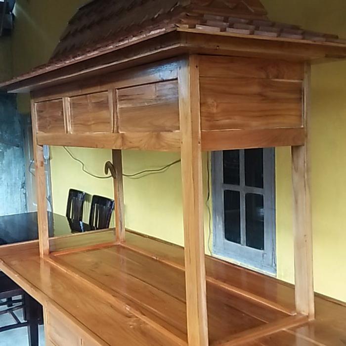 Gerobak Angkringan Atap Joglo Sirap