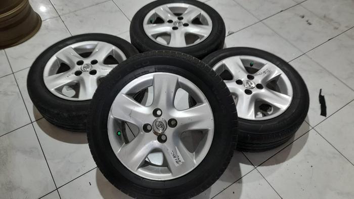 VELG MOBIL BEKAS MURAH STANDAR VIOS R15 4X100 +BAN 185 60/195 60 R15