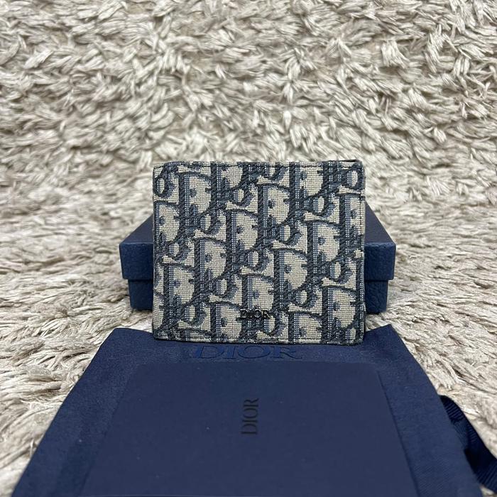 DIOR OBLIQUE JACQUARD WALLET 100% AUTHENTIC GUARANTE ORIGINAL