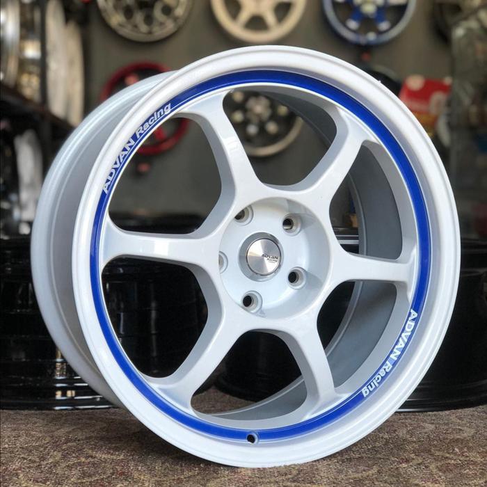 velg mobil racing r18 ADVAN RG1 LEBAR 8,5 - 9,5 velg racing ring 18