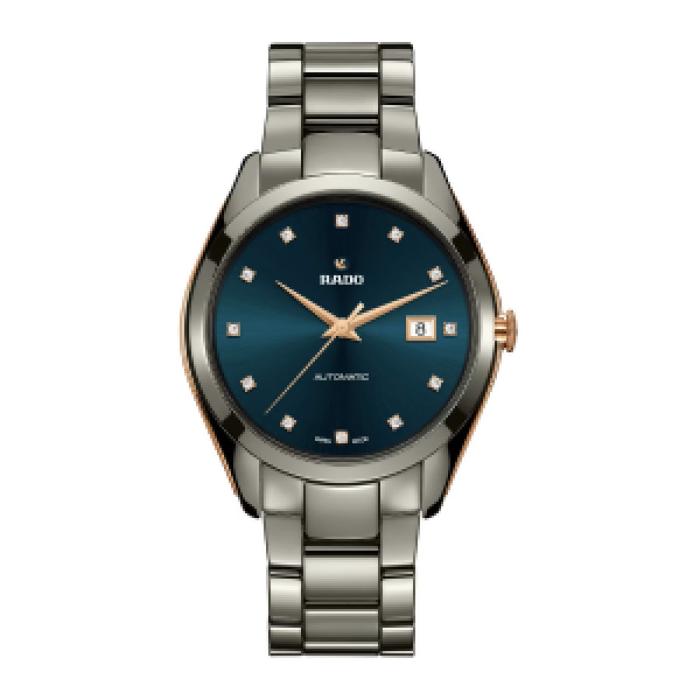 RADO R32256712 HyperChrome Automatic Diamonds Blue Dial Mens Watch